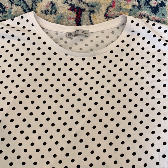 Cute polka dot Zara Top - Picture 2 of 3